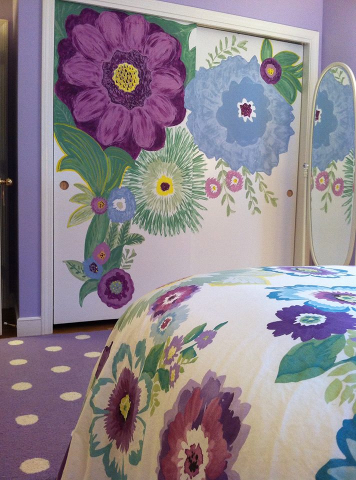 In a Teen's Bedroom, It's Just Paint